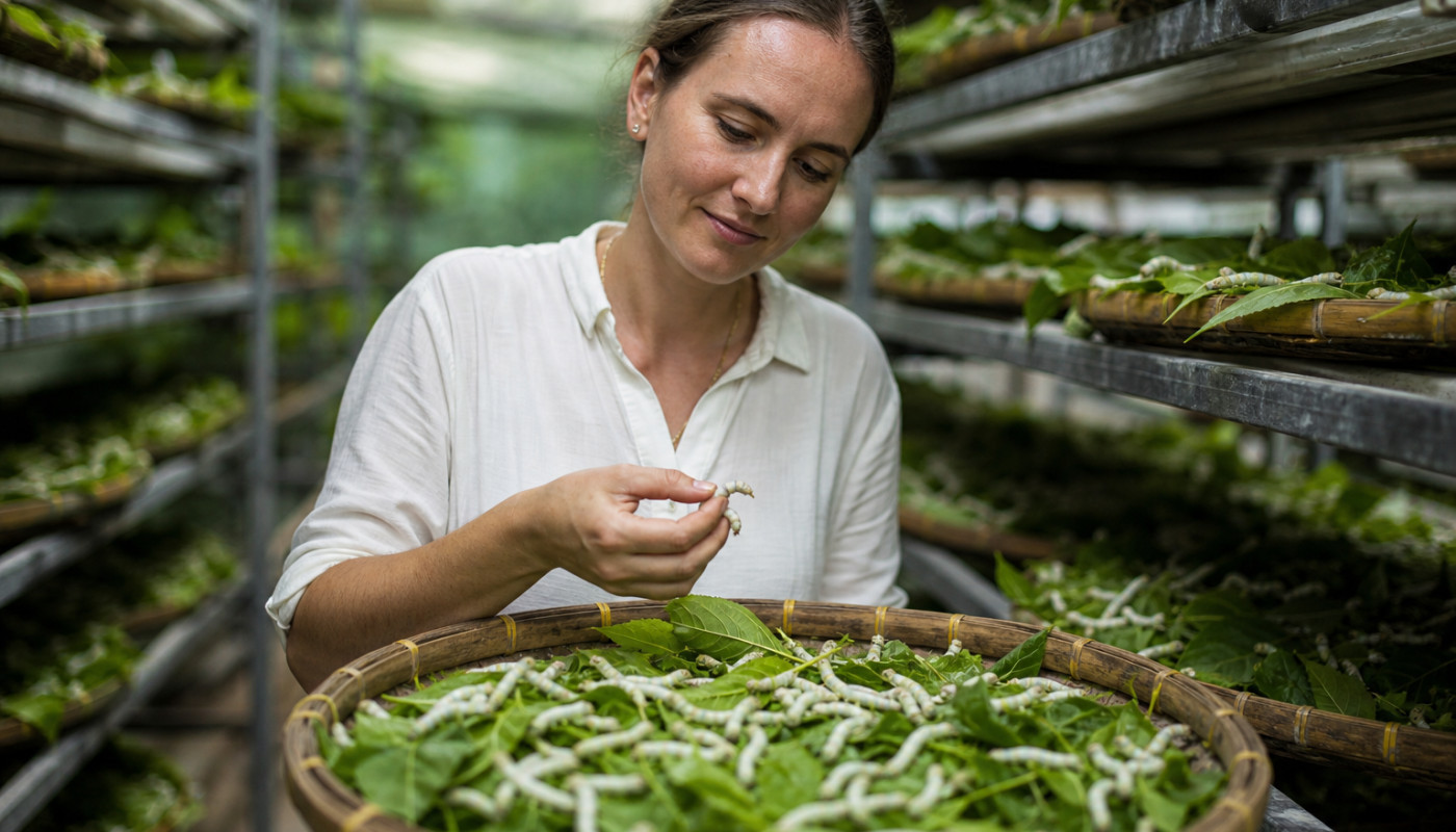 Élevage durable : quand la soie rencontre l’innovation alimentaire